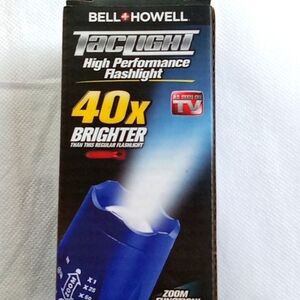 BELL & HOWELL TACLIGHT 40X BRIGHTER THAN REGULAR FLASHLIGHT - 5 SETTINGS